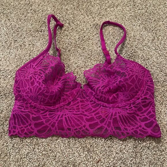 Josie Natori Underwire Bra Purple 32B/C - Picture 1 of 3